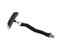 Generic Bilancia Digitale per Bagagli Portatile Facile da Usare con Retroilluminazione per Viaggiatori in Plastica Color Argento 5,1 X 1,2 Pollici per Funzioni di Test della Temperatura Interna