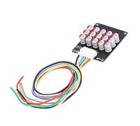 Generic Bilanciatore Batteria Al Litio MOS con Resistenza Interna Ultra Bassa per NCM LFP LTO, Bilanciamento di Precisione 5MV, Bilanciatore Attivo per 3/4s 4/5s, Adatto per Circuiti Stampati (5S)
