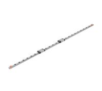 Generic Binario di Guida Lineare MGN9 Acciaio per Cuscinetti Ad Alta Precisione da 500 Mm Grado H con 2 Cursori per Apparecchiature di Automazione di Macchine CNC per Stampante 3D