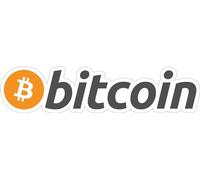 Generic Bitcoin Sticker 15 x 3,5 cm (resistente alle intemperie, arancione, minimalista)