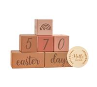 Generic Blocchi Milestone Imposta Ricordi Crescere Creativi Unici Blocchi Età Bambino Accessori Foto, Rosa