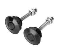 Generic Blocco Cofano, Chiusura a Pulsante con Clamp/Holder da Azionamento Facile 2 Pezzi Resistente Alla Corrosione Lega di Alluminio Ferro Sgancio Rapido Forte conduttività Elettrica per la (32 mm)