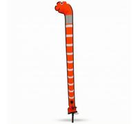 Generic Boa di Emersione per Attività Subacquee con Forma di Animale Originale E Strisce Orizzontali Riflettenti con Contorno Nero con Gonfiaggio a Bocca E