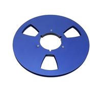 Generic Bobina di Nastro Vuota da 1/4 da 10,5 Pollici Durevole e Affidabile per la Registrazione e la Riproduzione di Registratori a Bobina Aperta Lega di Alluminio 3 Fori (BLUE)