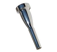 Generic Bocchino di Ricambio per Tromba, Materiale in Rame Placcato Argento per Modello Bach e Conn, Design Leggero e Confortevole, 1 unità (1C)