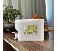 Generic Bollitore Freddo per Frigorifero da 3,5 Litri con Rubinetto per Bevande Ghiacciate e Succhi Rinfrescanti, Materiale PP Resistente, 25 * 11 * 18 Cm