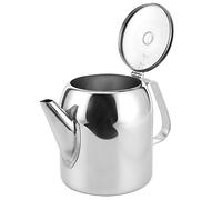 Generic Bollitore in Acciaio Inossidabile Caffettiera Teiera 20 Once 32 Once Beccuccio Corto Coperchio a Cupola Lucidato a Specchio per Uso Alimentare per la Casa del Ristorante D (32 (circa