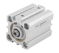 Generic Bombola Pneumatica Pneumatica a Doppia Azione Compatta in Alluminio SDA 25x30 Alta qualità Lunga Durata Facile Installazione per Uso Industriale