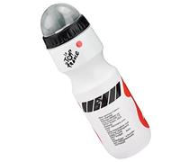 Generic Borraccia da Ciclismo da 650 Ml con Supporto Durevole per Mountain Bike, Polietilene Robusto, Installazione Facile, 2 unità (WHITE)