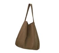 Generic Borsa a Tracolla Casual Da Donna, Borsa Tote Retrò, Ideale per Lo Shopping, L'università O per Andare in, Cammello