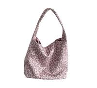 Generic Borsa a Tracolla Casual Da Donna, Borsa Tote Retrò, Ideale per Lo Shopping, L'università O per Andare in, Rosa