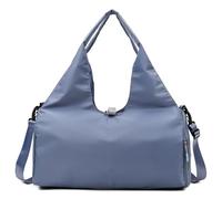Generic Borsa da palestra, borsa da yoga sportiva con scomparto separato per scarpe, borsa da viaggio di grande capacità, in tessuto Oxford, resistente all'usura e all'umidità, può contenere tappetino