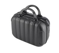 Generic Borsa da Toilette da Viaggio Custodia Cosmetica Portatile con Cinghie Elastiche ABS Impermeabile per Valigia (Nero)