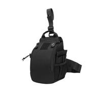 Generic Borsa Medica Portaoggetti con Cinturino Regolabile da Gamba Versatile Custodia per Primi Soccorsi Fanny Pack con Riflettenti in Oxford, Nero