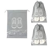 Generic Borsa per Scarpe Borsa per Scarpe Traspirante, Leggera e Antipolvere per la Casa e il Viaggio, 3 Pezzi Taglia L con Stampa per la Conservazione Domestica (Nessun danno nella per