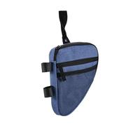 Generic Borsa per Stampella Avambraccio Accessori Portaoggetti Impermeabile Poliestere Tasca con Cerniera Triangolare Adatta per Utilizzo Quotidiano Uscite An, Blu
