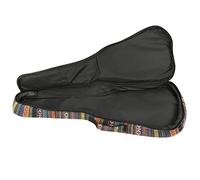 Generic Borsa per Ukulele con Doppia Tracolla, Custodia in Cotone Ispessito Dal Design Etnico per Chitarra a 4 Corde, Adatta per i Viaggi