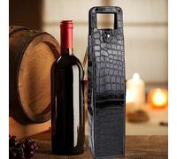 Generic Borsa per Vino in PU di Alta qualità Portabottiglie Resistente e Bello, Ideale Come Regalo e per un Facile Trasporto (#2)