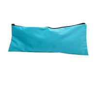 Generic Borsa Portaoggetti Portatile per Mahjong con Cerniera per Amanti dei Viaggi e dei Giochi di società Flanella Leggera 6,50x17,32 Pollici (cielo blu)