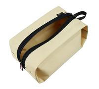 Generic Borsa Portascarpe Oxford con Cerniera e Maniglia, Organizer per Scarpe Antispruzzo per Articoli da Toeletta, 11,8x6,3x5,5 Pollici (Cachi)