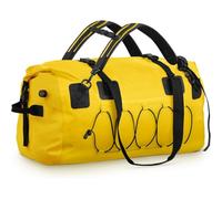 Generic Borsa Posteriore Impermeabile Bagaglio Borsa Sella Borsone Struttura in PVC con Cinghie di Compressione Laterali E Chiusura Ampia Trasporto a Spalla O, Array, Giallo, 110L