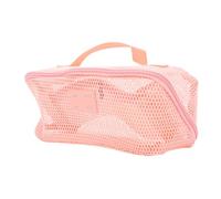 Generic Borsa Toilette in Rete Design Traspirante di Grande capacità Organizzatore Versatile per il Trucco per Viaggi D'affari Fitness Donne (PINK)