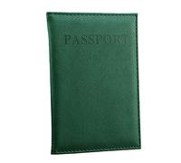 Generic Borse da donna grande set porta passaporto Beautiful Case-ID dedicato Card Protective Organizzatore copertura borsa da viaggio vestito con tasche lunghe al ginocchio, Dark Geen, taglia unica