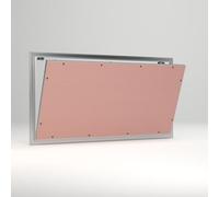 Generic - Botola di ispezione ignifugo in alluminio e cartongesso ignifugo Rosa, cm 20 x h 20, per termocamini e locali caldaia