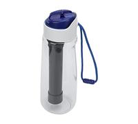 Generic Bottiglia d'acqua con Filtro, Bottiglia Filtrata per la Filtrata con Filtro da 750 Ml ABS Portatile Portatile per Filtrazione Multi -strato Lavabile Purificato per lo Zaino in Campeggio