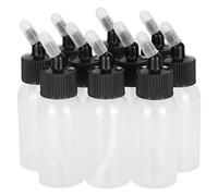 Generic Bottiglie per Aerografo Comodi Contenitori per Pigmenti da 30 Ml Set per Pistole a Spruzzo a Sifone a Doppia Azione, Aggiungi Pigmento per Materiali Artistici Confezione da 10