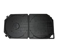 Generic Box di Memoria del Nastro Adesivo Vuoto da 10 Pollici, Protezione Completa di Apertura da 10 Pollici di Memoria di Graffiata -Universale Resistente per le Bande Sonore (BLACK)