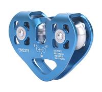 Generic Bozzello per Arrampicata All'aperto, Alluminio Aeronautico Resistente per Alpinismo, Arrampicata, Canyoning (BLUE)