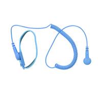 Generic Bracciale ESD Riutilizzabile Antistatico con Filo di Messa a Terra per Proteggere il PC dall'elettricità Statica, Ideale per Applicazioni di Servizio PU + Acciaio Inossidabile (BLUE)