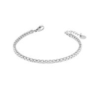 Generic Bracciale Tennis Donna Liujo LJ2417 in Acciaio 316L Silver con Zirconi Anallergico, argento