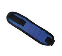 Generic Braccialetto Lavoro Magnetico, Portautensili Polso Multifunzionale con Buona tenacità e Ad Adsorbimento Stabile, 3 File per Fissare Viti, Chiodi, Elementi di Fissaggio per Riparatori (blu
