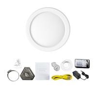 Generic Bridge Wireless Ad Alta Potenza da 900 M Porte Ethernet Doppie per Trasmissione a Lungo Raggio Bridge Punto a Punto da 5,8 GHz All'aperto per Aziende Agricole, Fabbriche (Spina europea)