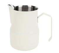 Generic Brocca per Schiuma di Latte da 700 Ml in Acciaio Inossidabile Brocca Professionale per Latte Art per gli Appassionati di caffè (WHITE)