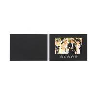 Generic Brochure Video Personalizzabile con Schermo a Colori LCD per la Promozione del Prodotto Anniversario di Matrimonio, Riproduzione HD per Ristorante Aziendale, Plastica 8,3 X 5,9 X 0,4