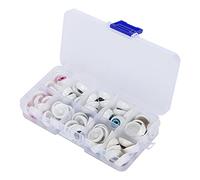 Generic Bulbi Oculari per Bambole Occhi in Plastica Materiali Colorati Fai-da-te per Artigianato e Accessori di Halloween Set da 12 Mm 16 Mm 20 (Plastica/resina 2)