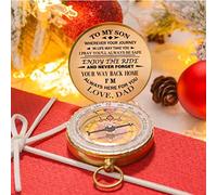 Generic Bussola Luminosa Alla Moda con Valori di Scala Chiari, Essenziale per le Avventure in Campeggio, Specchio Acrilico da 1,9", Ideale per gli Appassionati di attività All'aperto