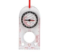 Generic Bussola per Orienteering da Escursionismo Leggera Resistente Impermeabile con Funzione Zoom per attività All'aperto Acrilico 4,7x2,3 Pollici, Adatta per Zaino in Spalla