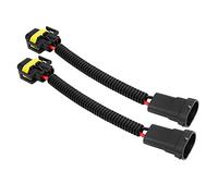 Generic Cablaggio di Prolunga per Fendinebbia Adattabile Efficiente per H11 Plug and Play 2 Pezzi per Lampadine per Carichi Pesanti Retrofitting di Stock in Plastica PVC Nero