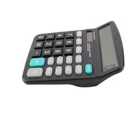 Generic Calcolatrice, Calcolatrice di Base Scientifica con Design a Doppia Potenza 12 Cifre per Casa, Ufficio di Base, Affari, Scuola, Studente (BLACK)