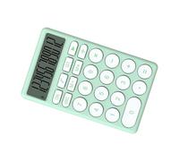 Generic Calcolatrice Portatile Cartoon con Display a Grande Schermo Piacevole Esperienza Matematica (GREEN)