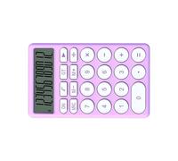 Generic Calcolatrice Portatile Cartoon con Display a Grande Schermo Piacevole Esperienza Matematica (PURPLE)