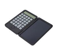 Generic Calcolatrice Ricaricabile per Tavoletta da Scrittura LCD da 6,5 pollici per Appunti Scolastici in Ufficio ABS Portatile (BLACK)