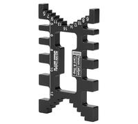 Generic Calibro a Coda di Rondine per la Lavorazione del Legno, Scale Imperiali Metriche Resistenza all'usura Calibro a Corsoio Tenone a Coda di Rondine Lavorazione Fine CNC per la Misurazione