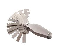 Generic Calibro per Filettatura Strumento di Misurazione del Passo della Vite in Acciaio Al Carbonio di Alta qualità per un Uso Conveniente Materiale Durevole, per Meccanici (Modello di filettatura