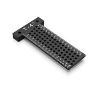 Generic Calibro per la Marcatura dei Fori Scriber per la Lavorazione del Legno a Forma di T per Progetti di Ingegneria Alluminio Leggero 1 unità