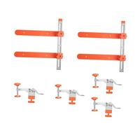 Generic Calibro Scorrevole per Cassetti Regolabile, Strumento Portatile con Doppia E Morsetto a Ginocchiera per Mobili E Banchi Da Lavoro, 6 pezzi